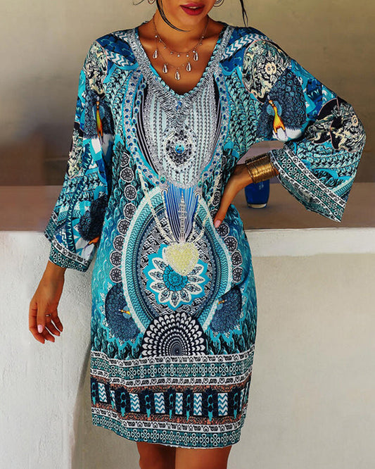 Ámbar - Minivestido - Bohemio - Estilo Formal Ligero - Ideal para Verano