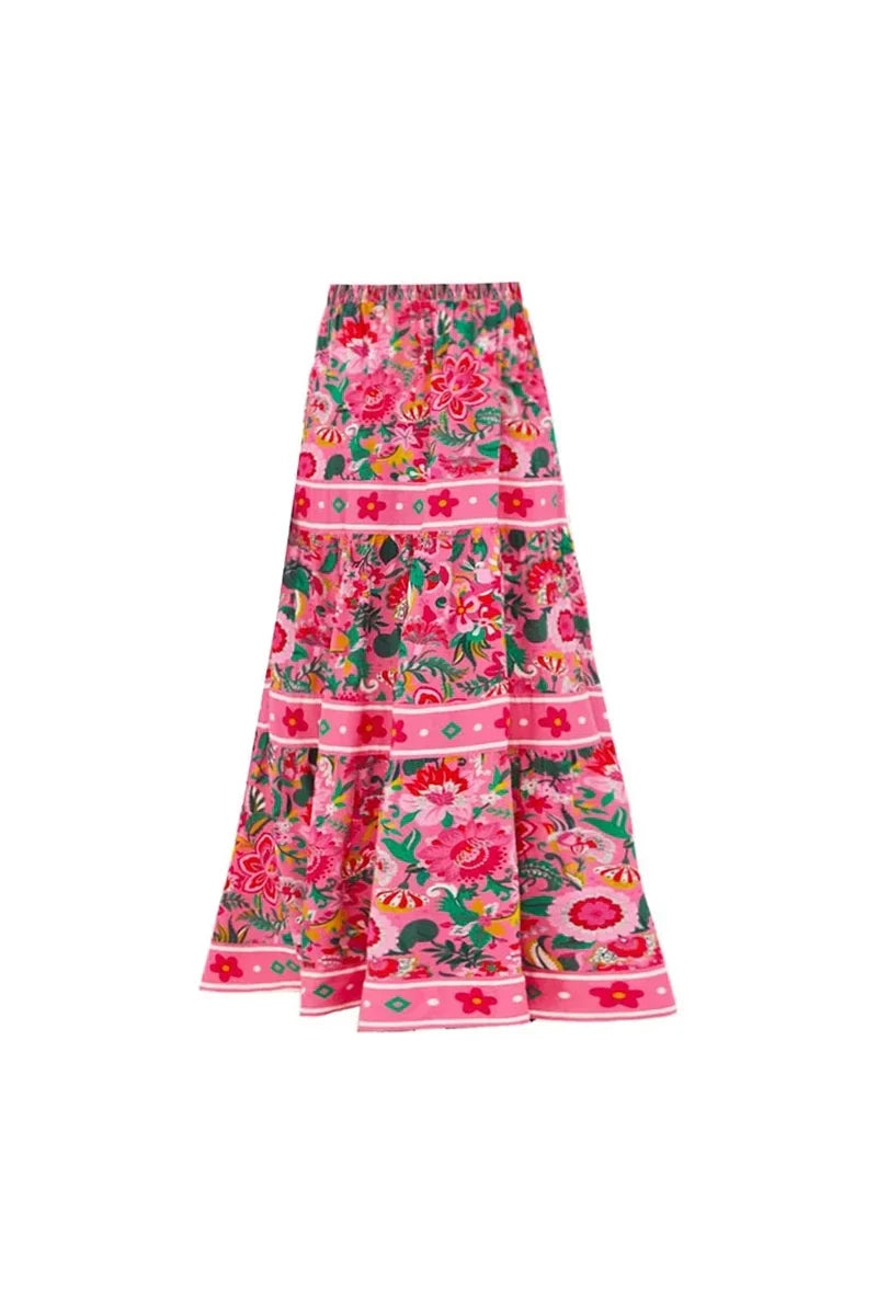 Traje de baño de una pieza con lazo floral