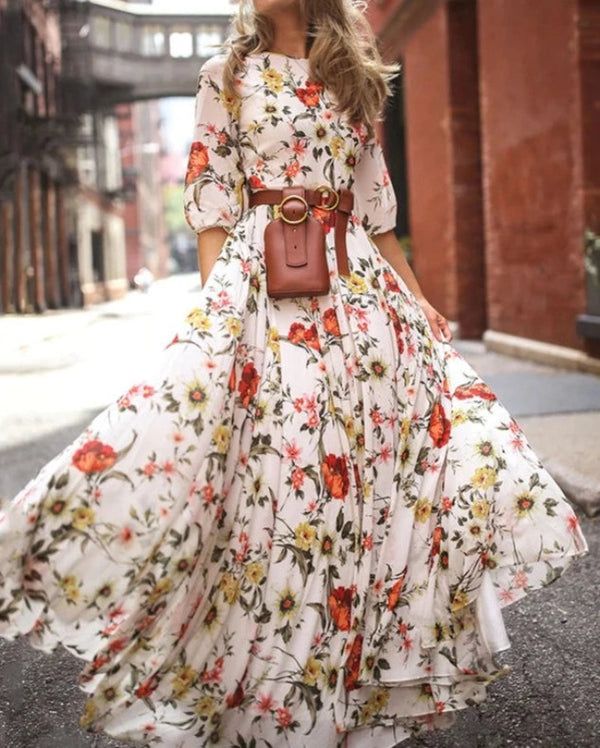 Loretta Fringe Maxi Dress