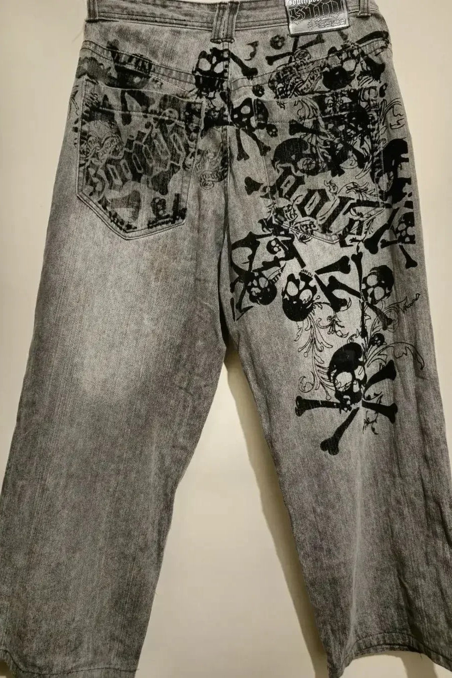 Retro High Waist Wide Leg Pants