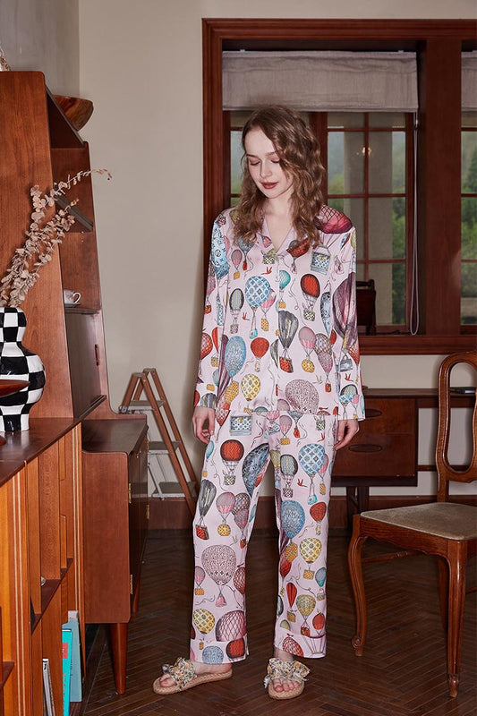 Conjunto de pijama con globo aerostático de Foundation