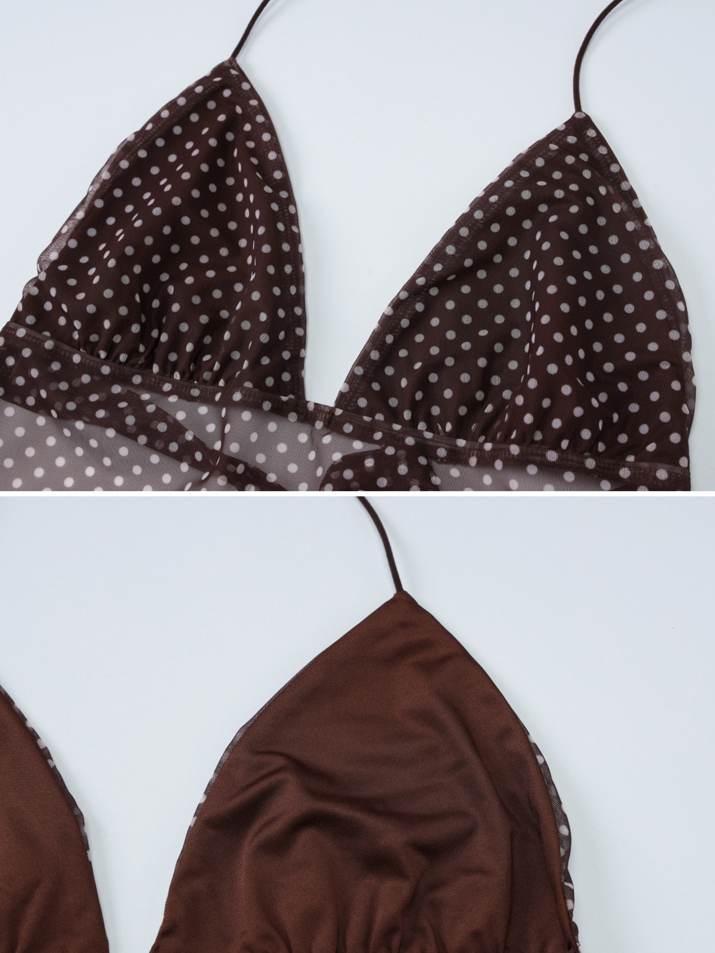 River Polka Dot Mesh Top