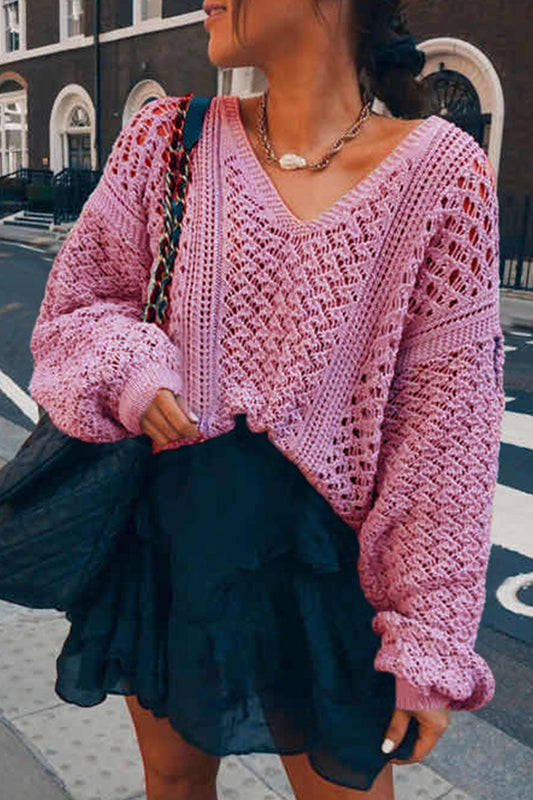 Suéteres de cuello en V lisos de moda urbana (5 colores)