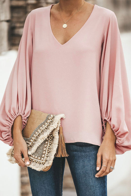 Tops de moda urbana con cuello en V y abertura en la parte superior (4 colores)