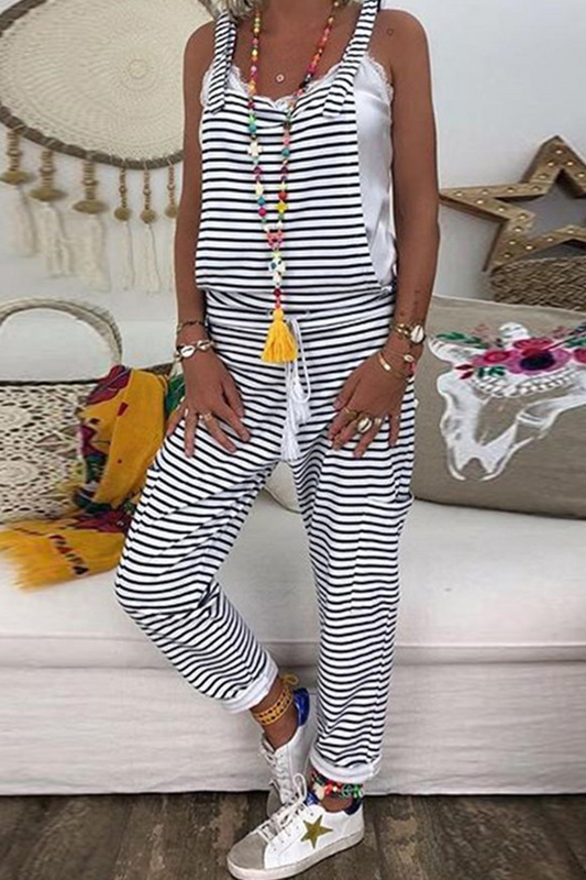 Monos regulares con frenillo dividido y rayas de calle