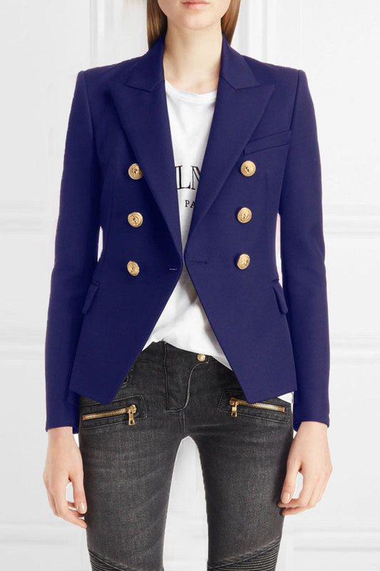 Prendas de abrigo de moda urbana con cuello vuelto liso (6 colores)