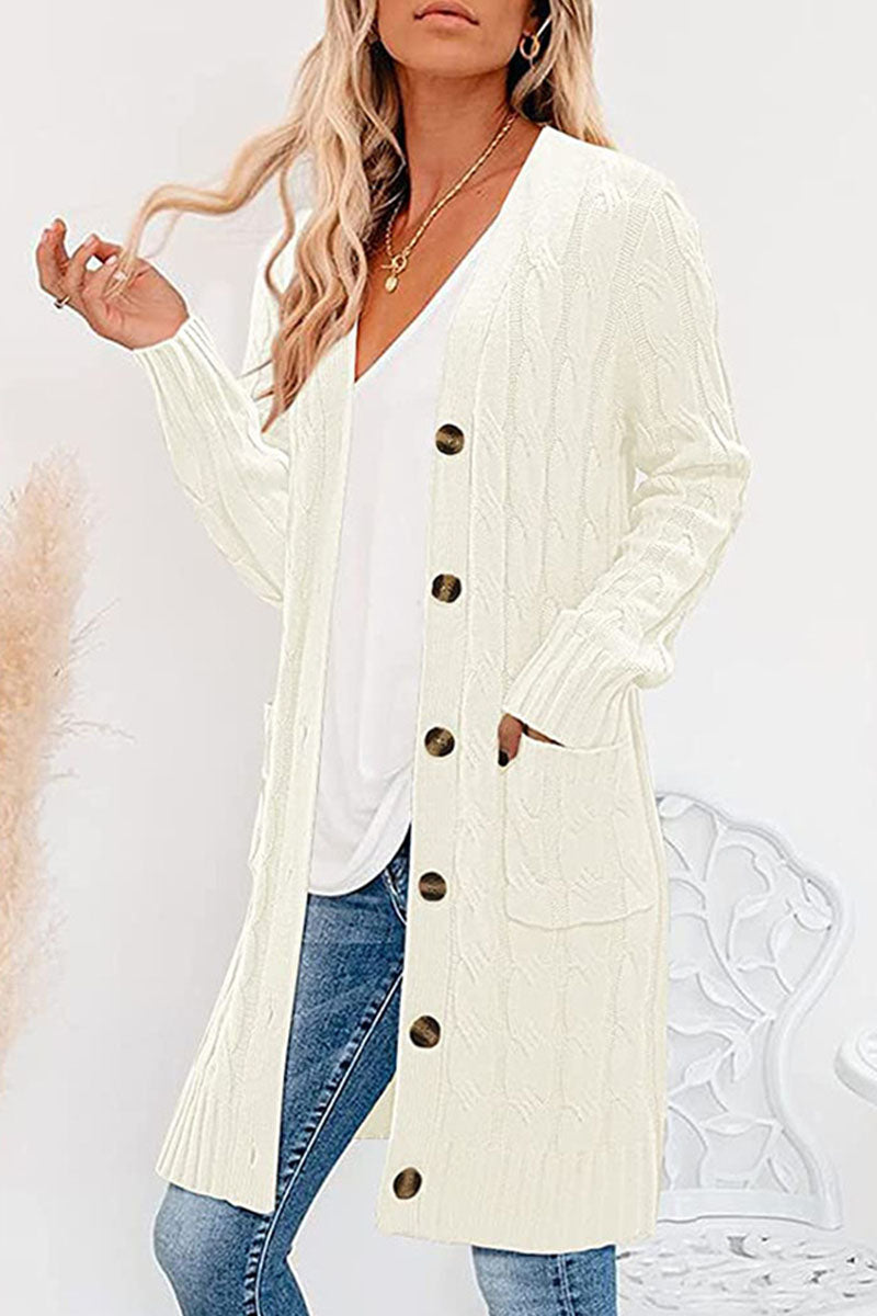 Tops casuales de moda con cuello en V dividido liso (8 colores)
