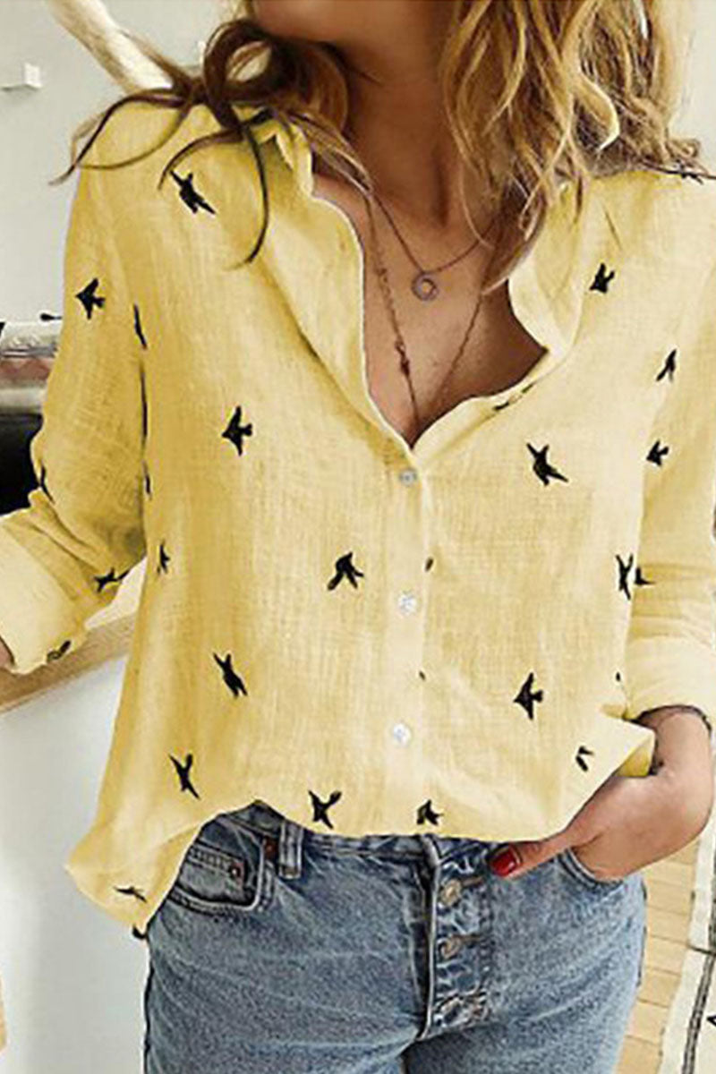 Blusa informal con cuello vuelto y abertura en la parte superior (4 colores)