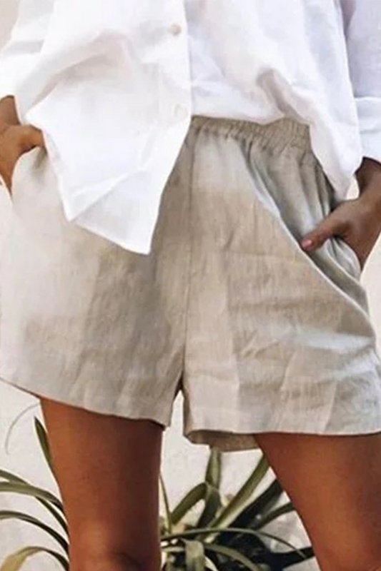 Casual Solid Patchwork Straight Mid Waist Straight Solid Color Bottoms£¨5 colors£©