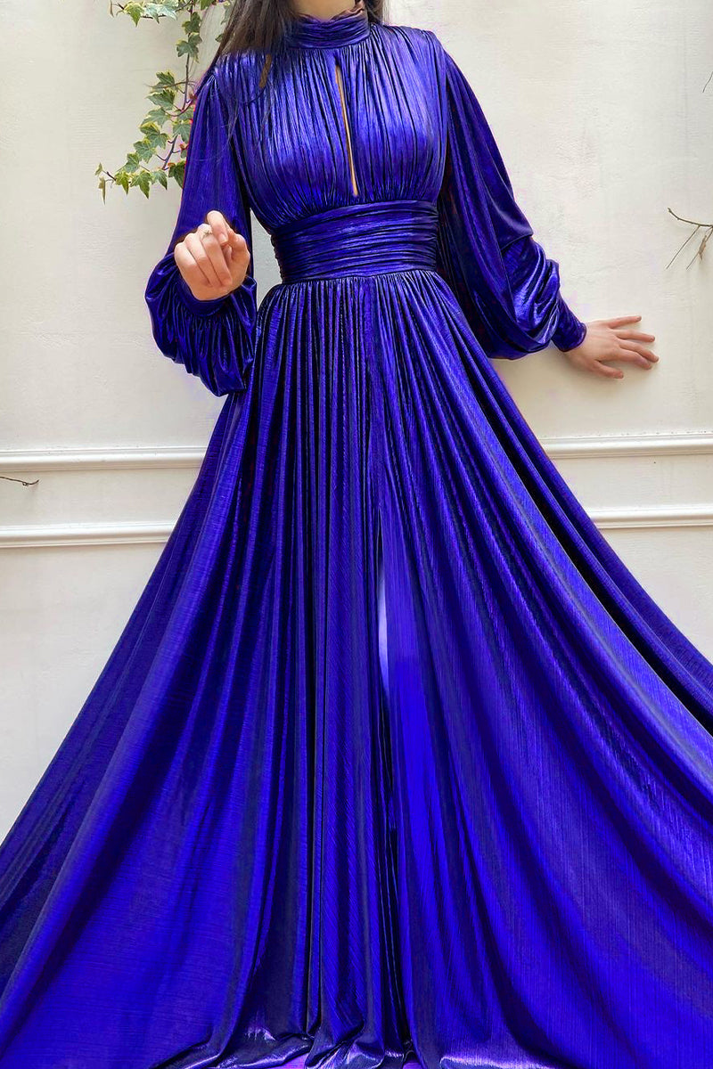 Elegantes vestidos de princesa con contraste sólido