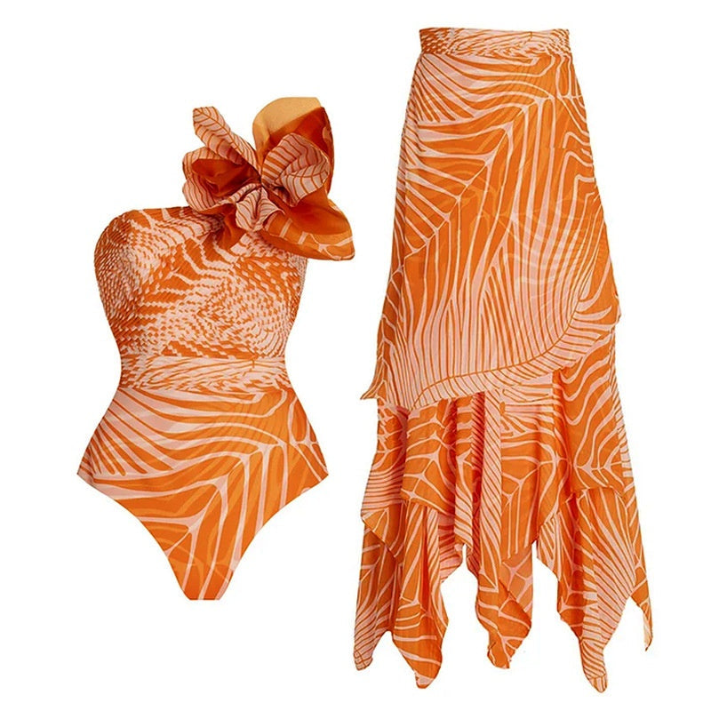 Trajes de baño sexys con estampado de patchwork y espalda descubierta (con relleno)