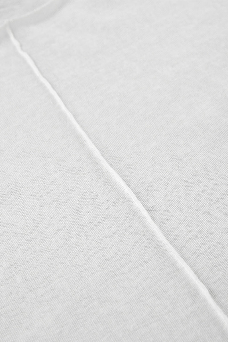 Tops casuales de cuello redondo con parches de color sólido (3 colores)