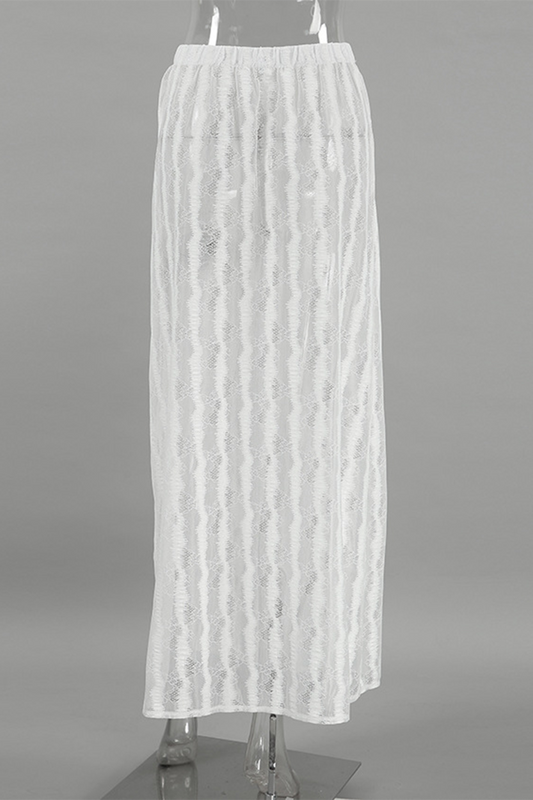 Sexy Hollow Out See-Through Loose High Waist Type A Bottoms