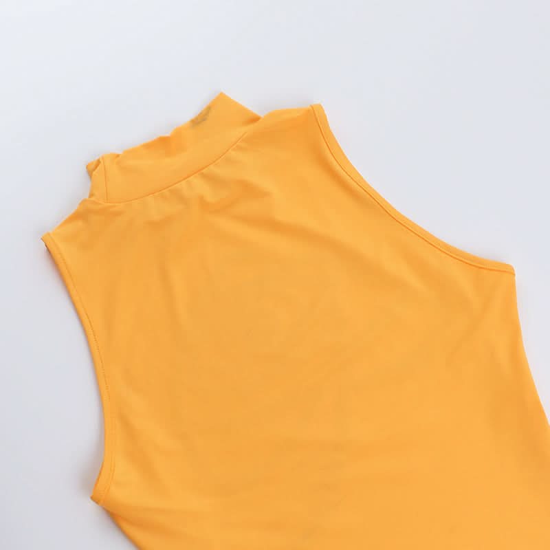 High neck sleeveless beaded top | Festival Outfits Women