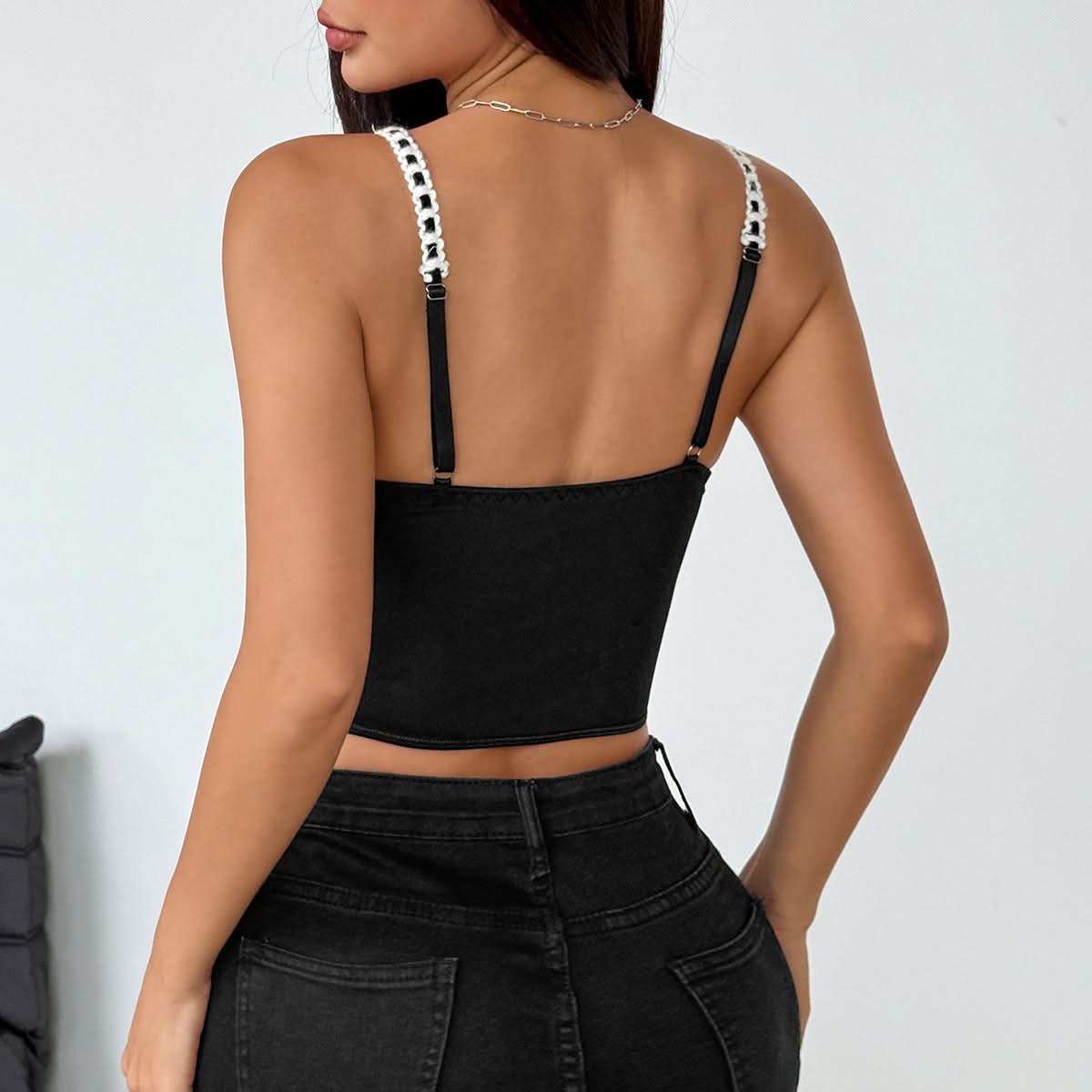 Lace hem corset cami top | Festival Outfits Women