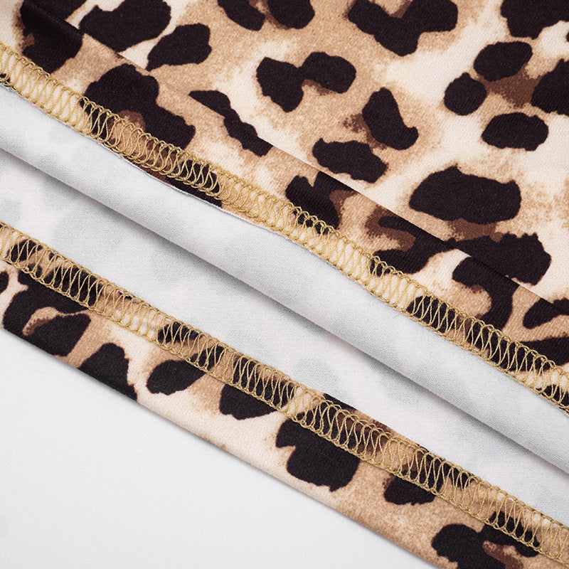 Leopard print pocket medium rise pant | Festival Outfits Women
