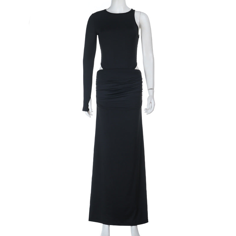 Long sleeve crewneck lace maxi skirt set | Festival Outfits Women