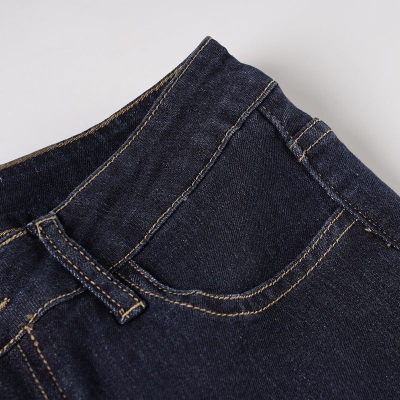 Low rise pocket zip-up jeans | Festival Outfits Women