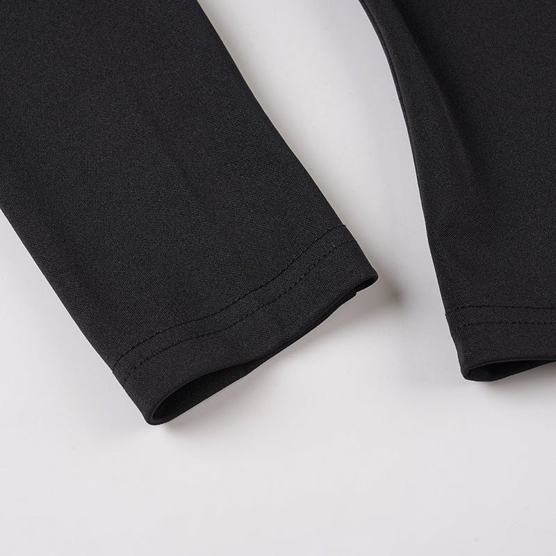 Hoodie long sleeve zip-up solid top | Festival Outfits Women
