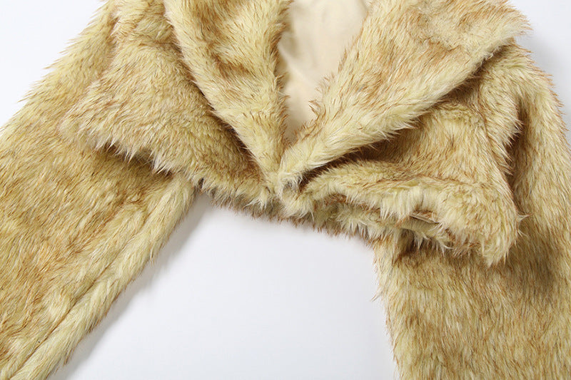 Long sleeve hoodie fluffy crop short pant set | Festival Outfits Women