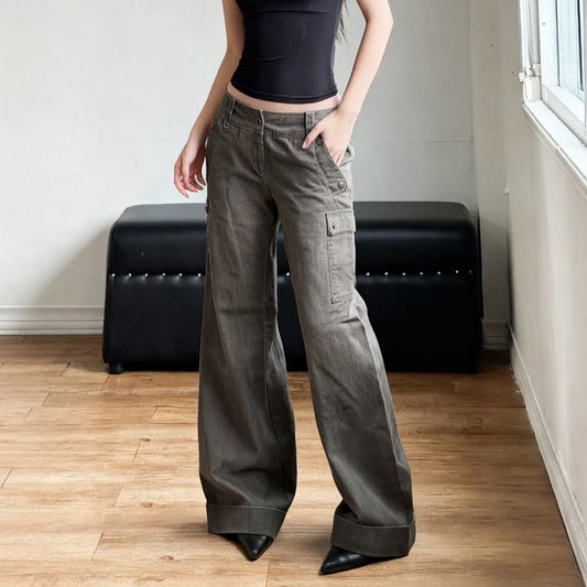 Button pant straight leg jeans | Festival Outfits Women