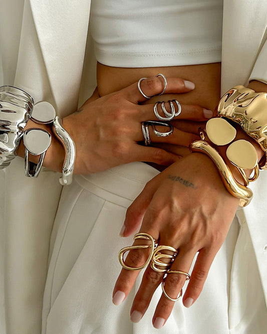 Versatile Irregular Geometric Bracelet