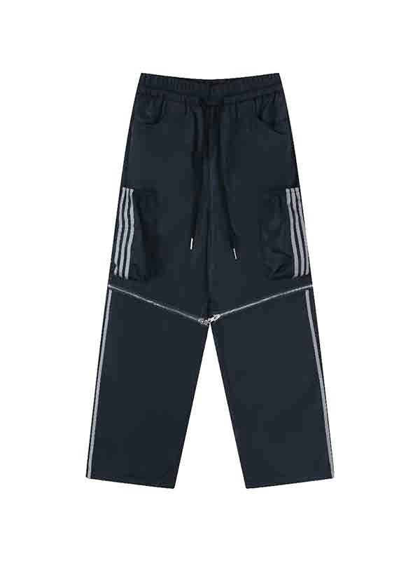 Pocket Knee Zip Up Design Cargo Pants