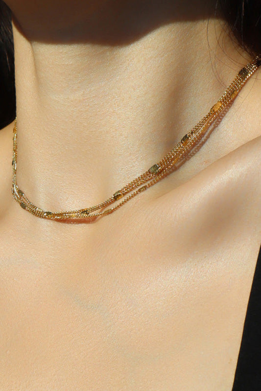Collar Seraphina bañado en oro