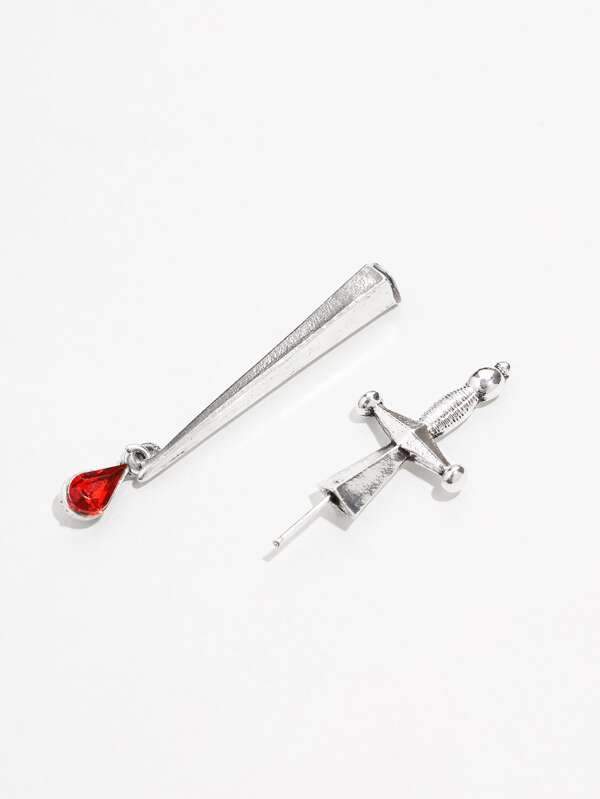 1pc Sword Design Earring Jacket for Women