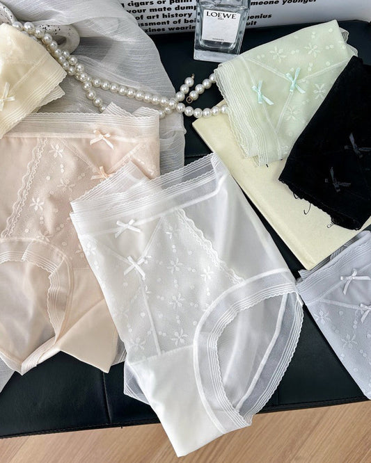 Lace Quick-Drying Mid-Waist Breathable