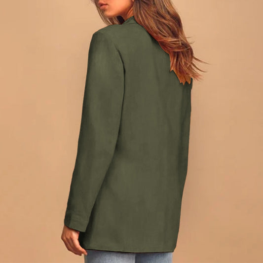 Women's Trendy Blazer with Buttons and Pockets | Ideal for All Seasons