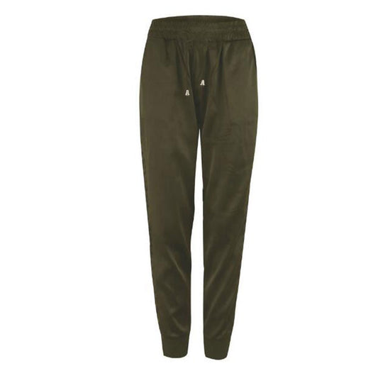 Pantalones deportivos casuales con diseño de rayas y cintura elástica para mujer tallas S-XL
