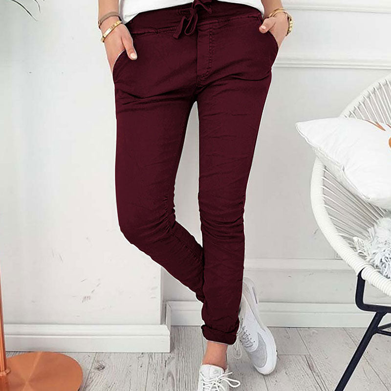 Vaqueros ajustados elásticos casuales de tallas S a 2XL