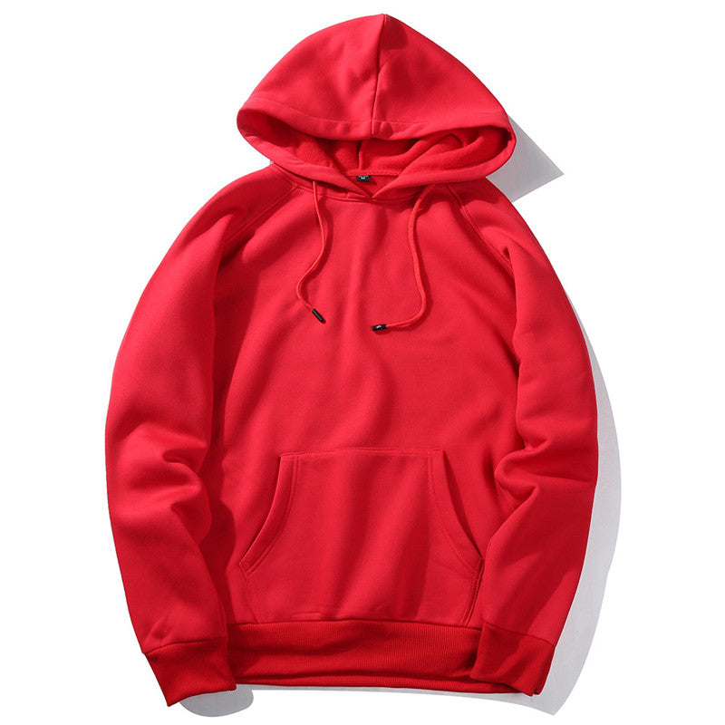 Sudadera unisex holgada con capucha, informal, neutra, de color sólido
