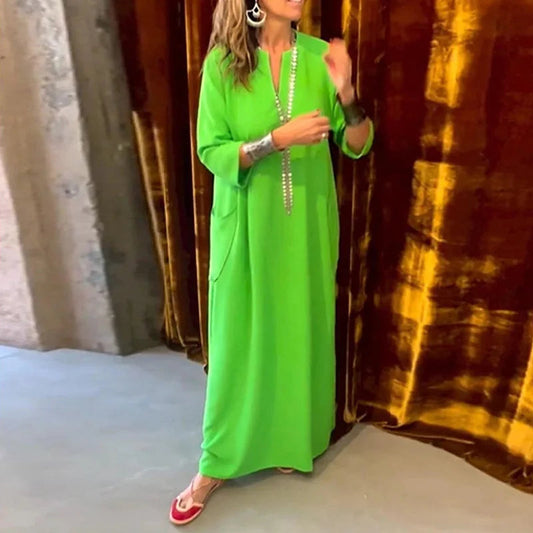 Charity - Vestido largo - Boho - Estilo moderno - Uso diario