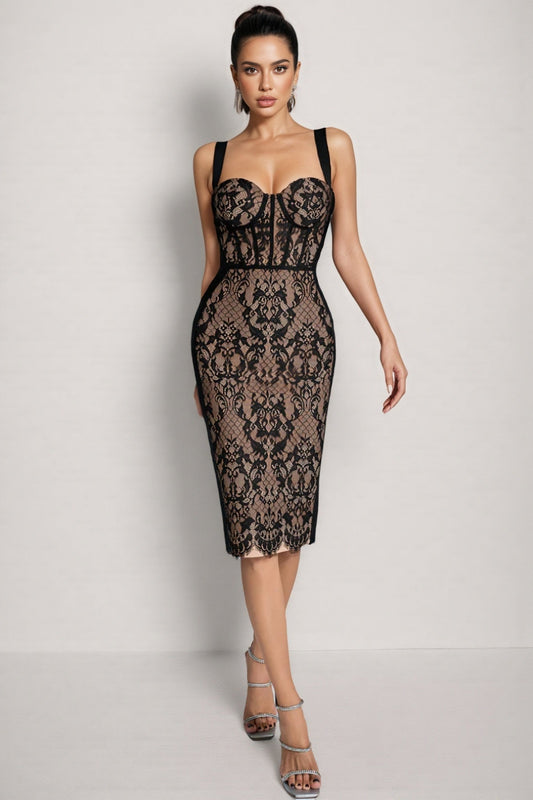 Florian Lace Midi Dress