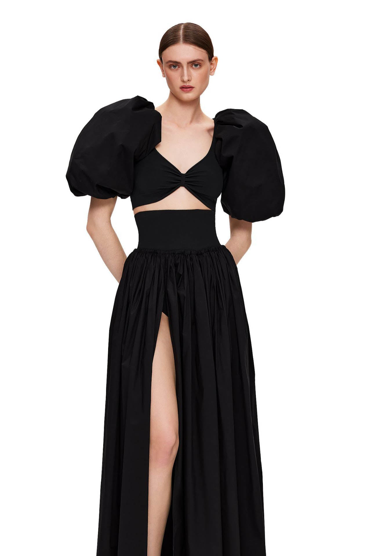 Conjunto de falda con brillo parisino