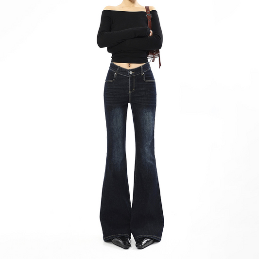 Button low rise wide leg jeans | Baggy Low Rise Jeans | Festival Outfits Women
