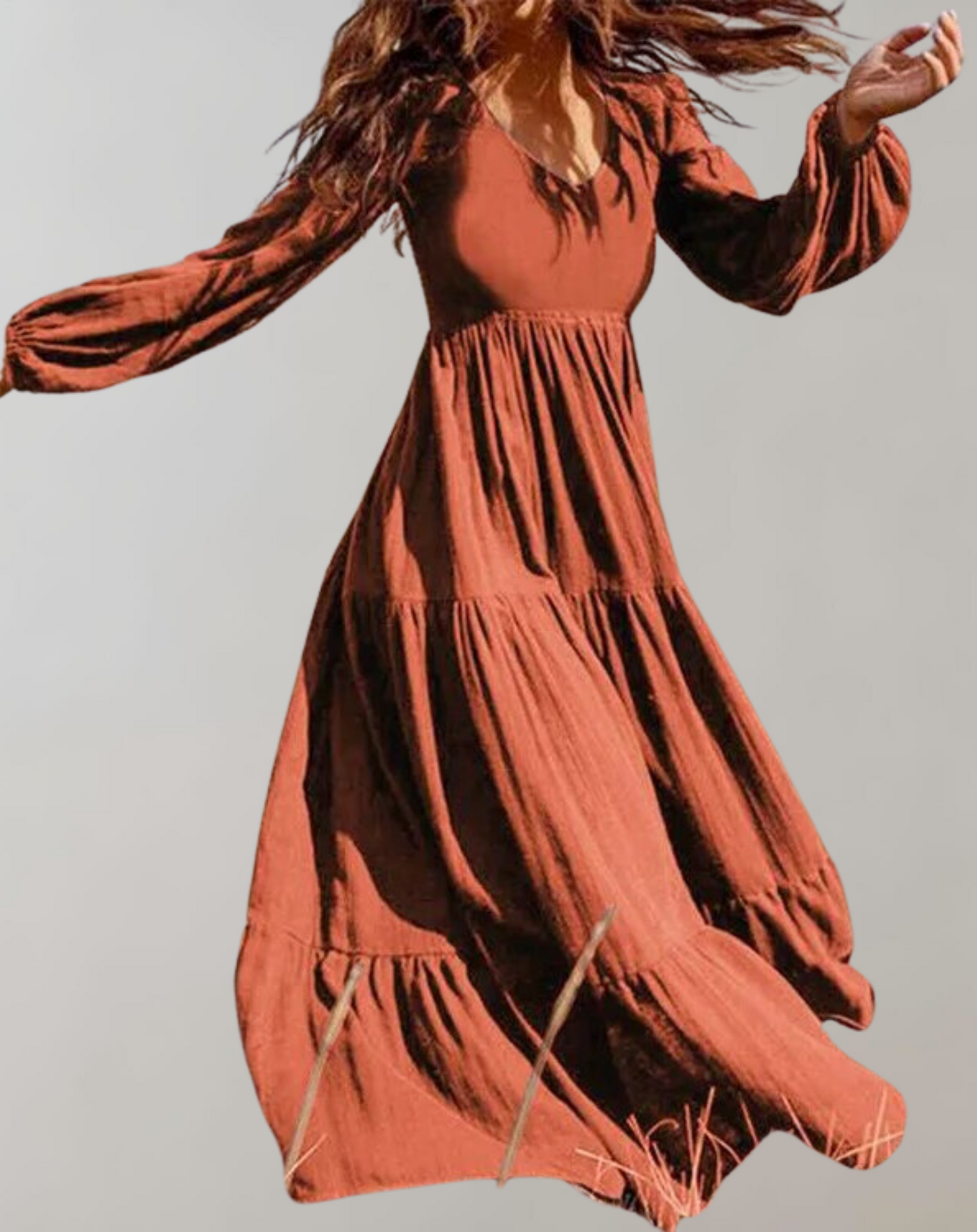 Vestido largo de verano para mujer, fácil de usar | Ideal para primavera/verano