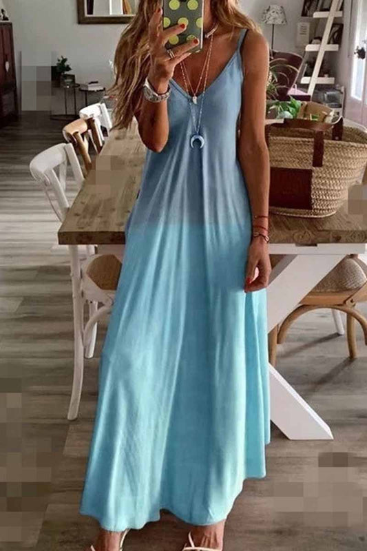 Loose Print Maxi Dress ( 2 Color )