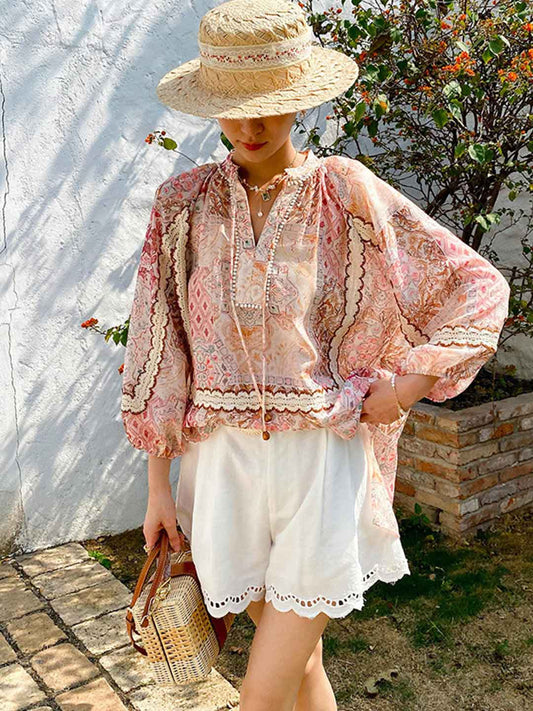 Katherine Classic Embroidered Shorts