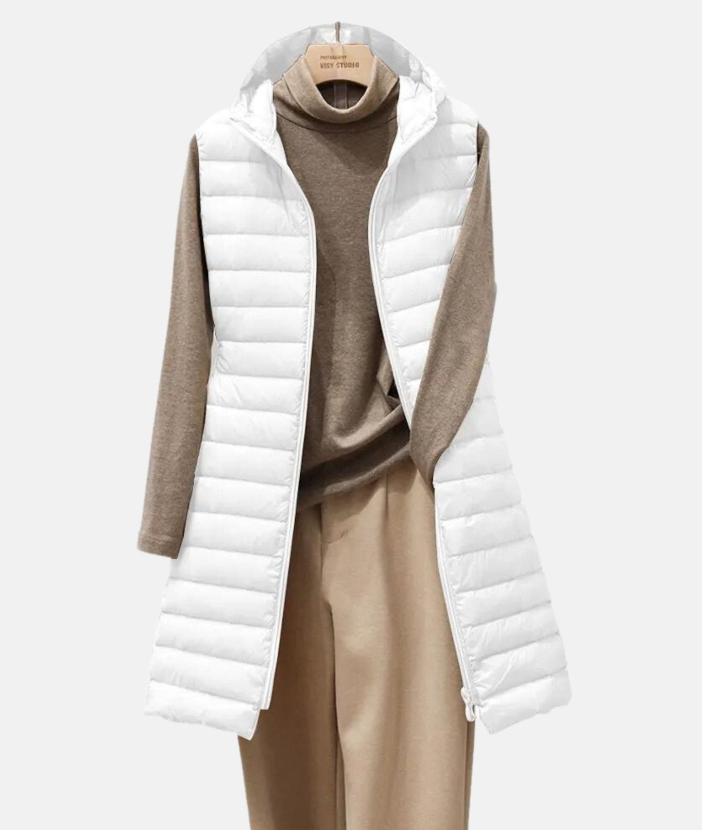 Terrell - Chaqueta larga acolchada ligera - Casual - Estilo moderno - Ideal para el invierno