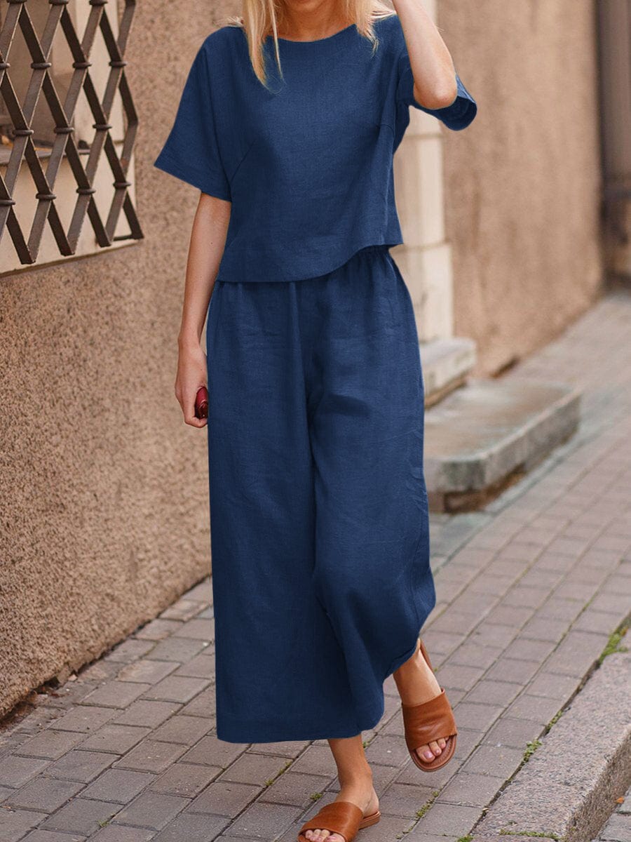 Vanessa - Traje de dos piezas para mujer - Elegante - Estilo moderno - Ropa para el día a día