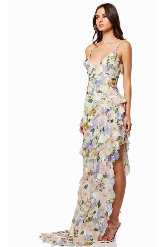 Spring Summer Off-Shoulder Organza Dress