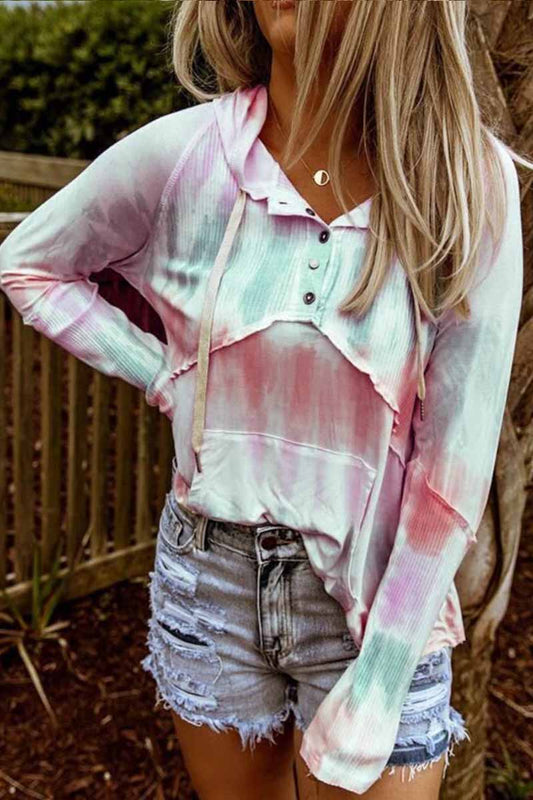 Cute Colorful Tie-dye Hoodie
