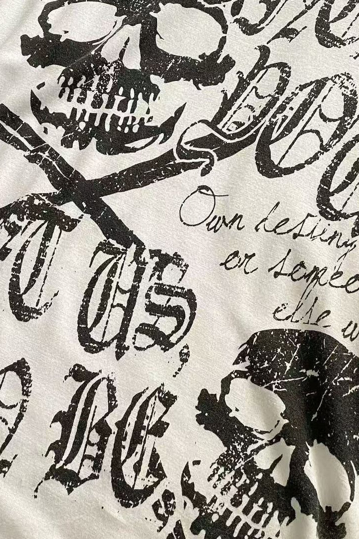 Edgy Cyber Y2K Gothic T-shirt