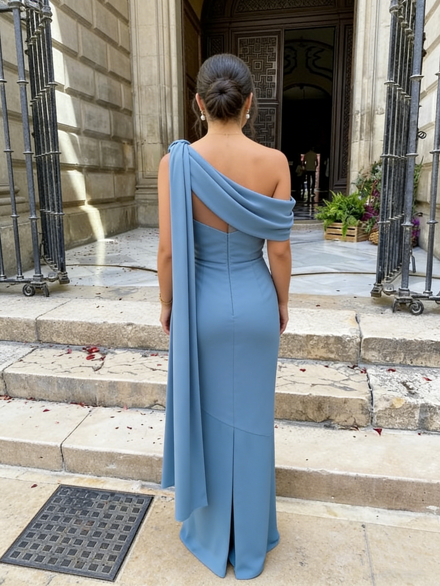Yolanda Crepe Gown