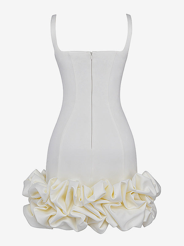 Sleeveless Mini Dress Backless Cupcake Hem Birthday Party Dresses