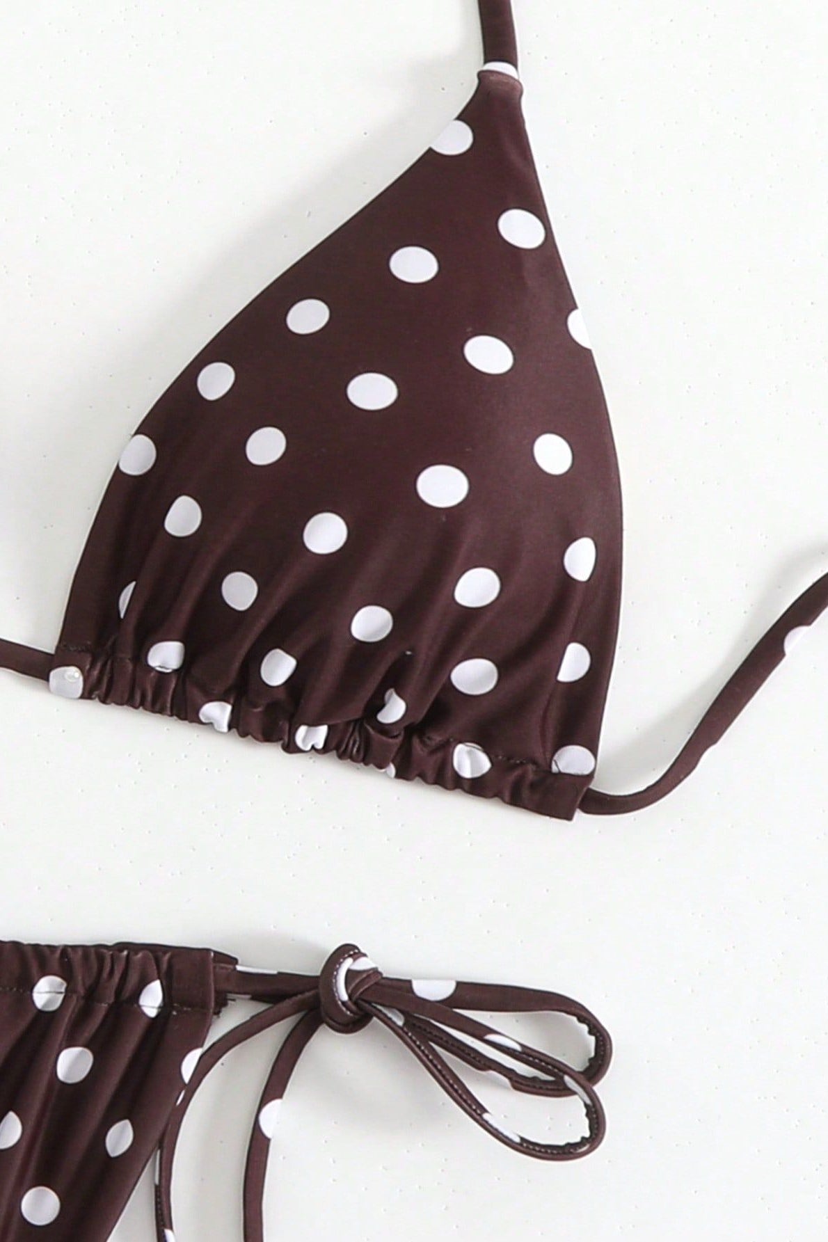 Printed Halter Tie Bikini Set