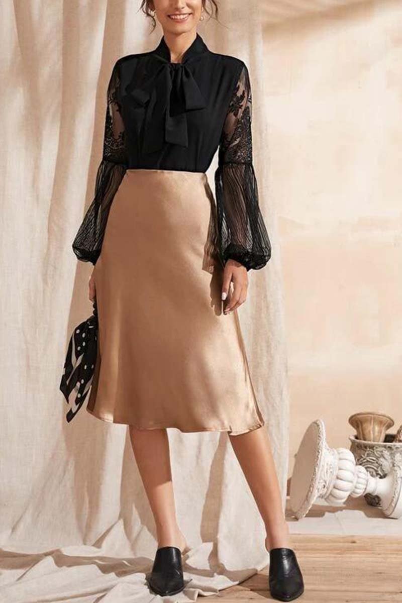 Bow Lace Top